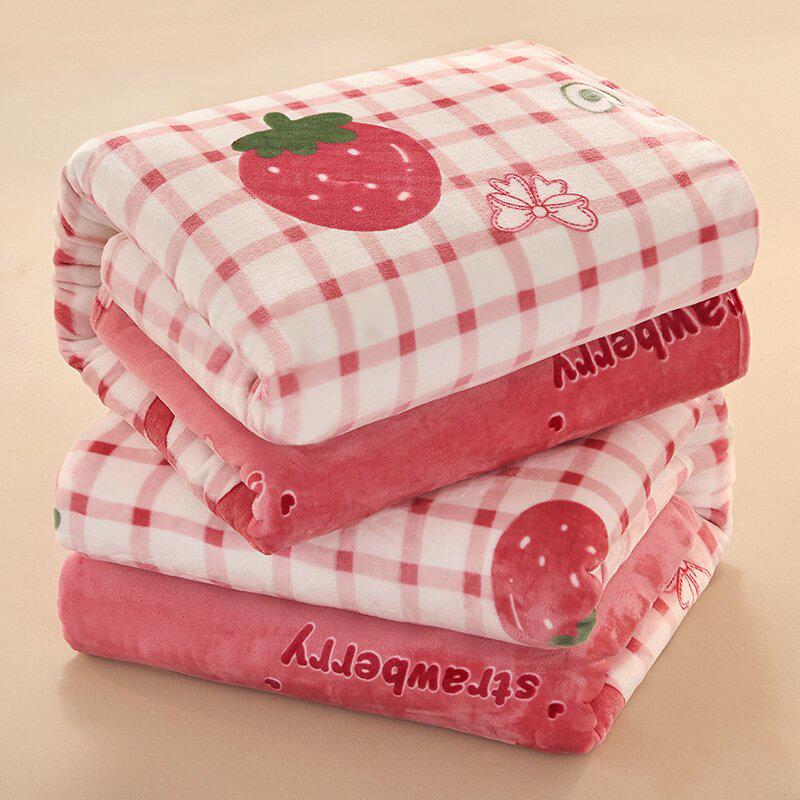 Dual-Use Flannel Throw & Bed Sheet: Thick, Warm, Winter & All-Season Blanket for Dorm or Home, Single/Double