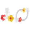 6Pieces Hummingbird Feeders Spouts Plastic Flower Feeders Nozzle Leakproof Bird Feeders Replacement Part Feeding Essential