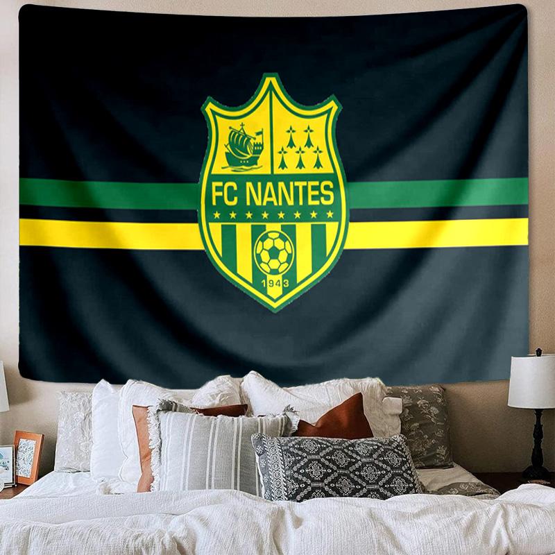 1PC Fc Nantes Crest Design Tapestry, Unique Design Tapestry, Wall Decor for Bedroom,Livingroom, Playroom,Heartwarming Fan Holiday Gifts