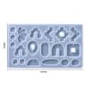 Earring Pendant Silicone Mold Epoxy Resin Jewelry Making Molds Heart Leaves Moon DIY Charms Pendant Mould Creative Jewelry Craft