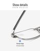 High-Definition Folding Reading Glasses - Metal Alloy Full-Frame, Anti-Fatigue Goggles, Easy To Carry