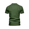 Men'S Fashionable Lapel And Shoulder Length Short Sleeved Casual Top