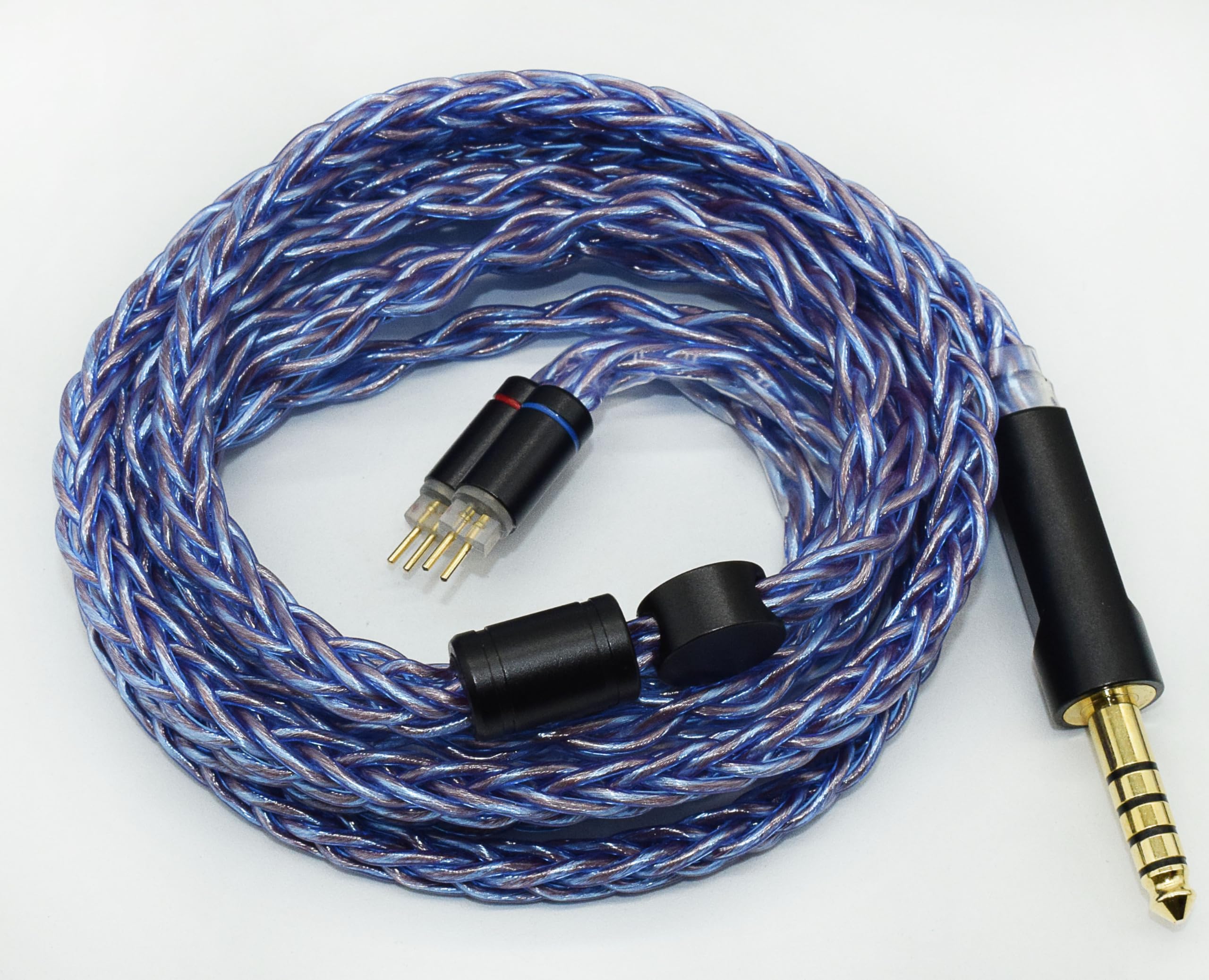 

to Replacement Single Crystal Copper with Silver Plated Earphone Upgrade Earphone Replacement Cable to JSHiFi-Storm 2-Pin 4.4mm Cable, 4.4mm Cable,