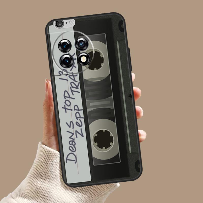 Art Cassette Tape Design Case For OnePlus Nord CE 5 2 3 4 Lite N30 OnePlus 13 11 12 15 13T 13R 10T 12R 9 10 Pro Cover