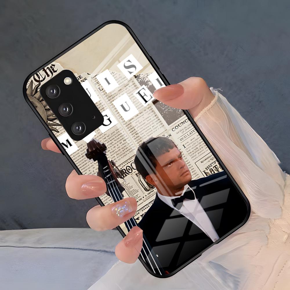 Singer Luis Miguel Phone Case For Samsung S26 S25 Plus S20 S20 Plus S22 Ultra S23 FE S21 Plus S21 Ultra Glass Cover