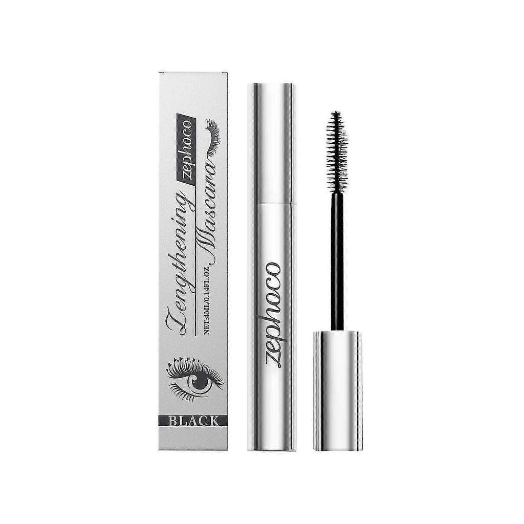 Waterproof Long Mascara - Volumizing, Curling & Natural Look, Sweat-Resistant, Sensitive Eye Friendly, 4ml Travel Size