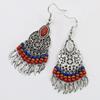 GemChic Women's New Vintage Leaf Fringe Hollow Beading Fringe Earrings Ethnic Fashion Hook Earrings Birthday Christmas Jewelry Gift
