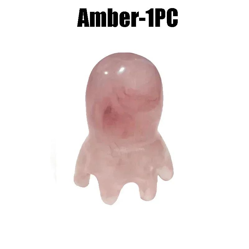 

Natural Resin Octopus Acupoint Comb Portable Head Neck Massager for Stress Relief Meridian Therapy Hair Care Tools Gift