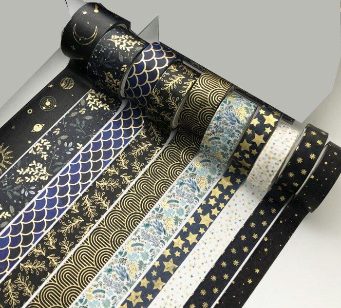 

10 rolls/box Creative hand account tape and DIY decorative collage paper tape hand account tape
