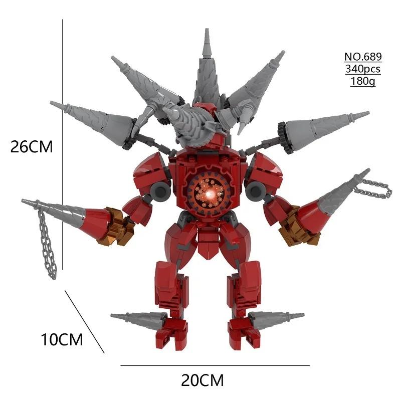 Skibidi Toilet Building Blocks Zombie Skibidi Toilet Logo The Audio Man And Camera Titan Man Building Block DIY Bricks Toys