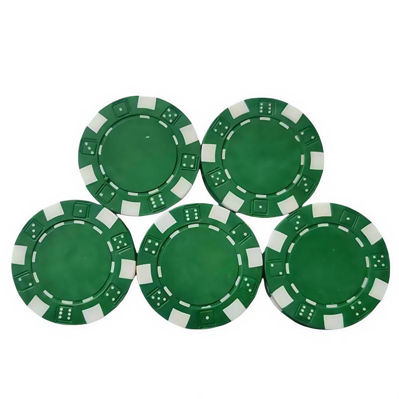 ABS plastmasas pokera žetoni Texas Hold`em