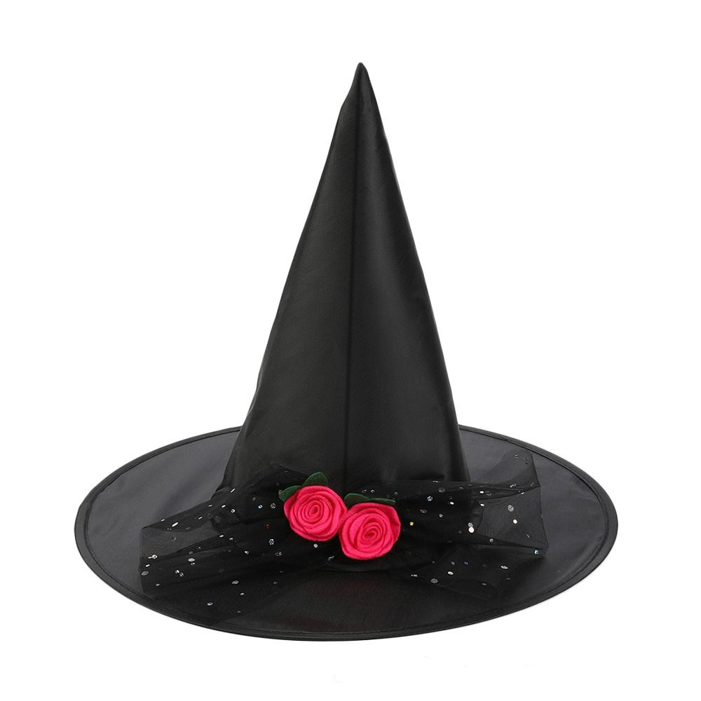 Funny Party Halloween Sorcerer Hat Portable Vintage Witch Hat Magic Academy Cap