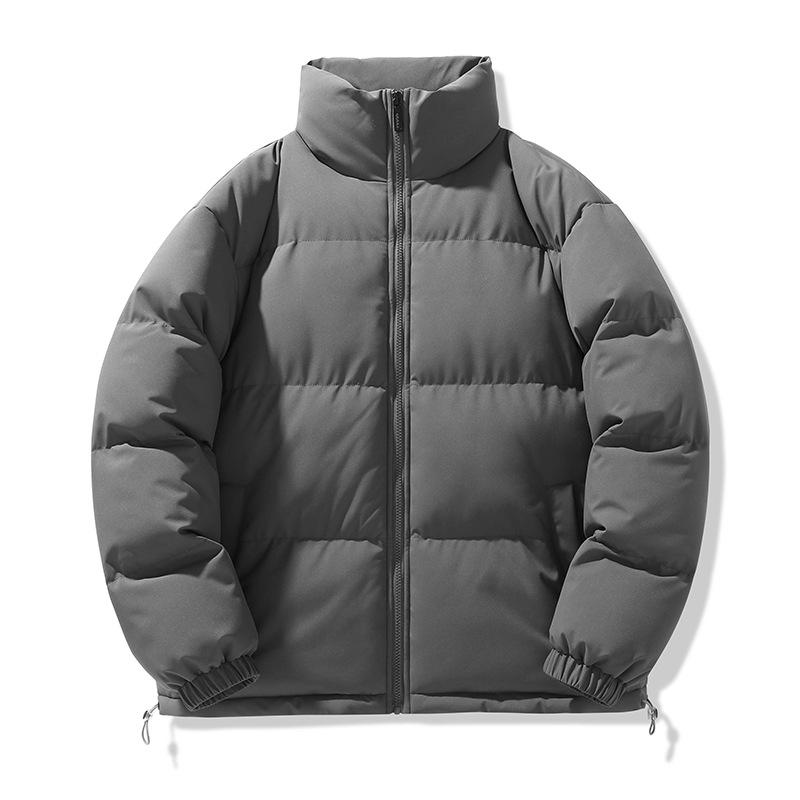 Giacca Invernale Ampia con Collo Alto Cappotto Casual Caldo Imbottito di Cotone