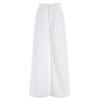 Spring Summer Three Proof Tencel Cotton Pure White Breathable Functional Loose Fit Denim Pants For Women Casual Pants Oversize Denim Trousers