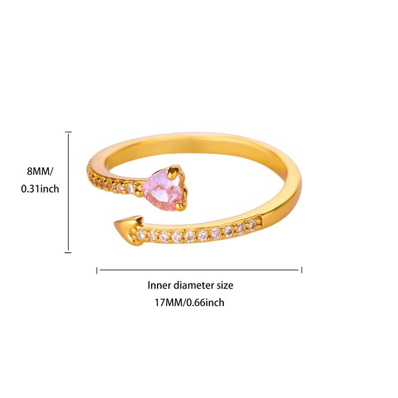 Hot Sale Personalized Mountain Butterfly Design Ring Fashion Zirconium Simple Ring Women's Jewelry Live