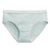 Women's Antibacterial Pure Cotton Breathable Mid-Waist Plus Size Cute Triangle Panties