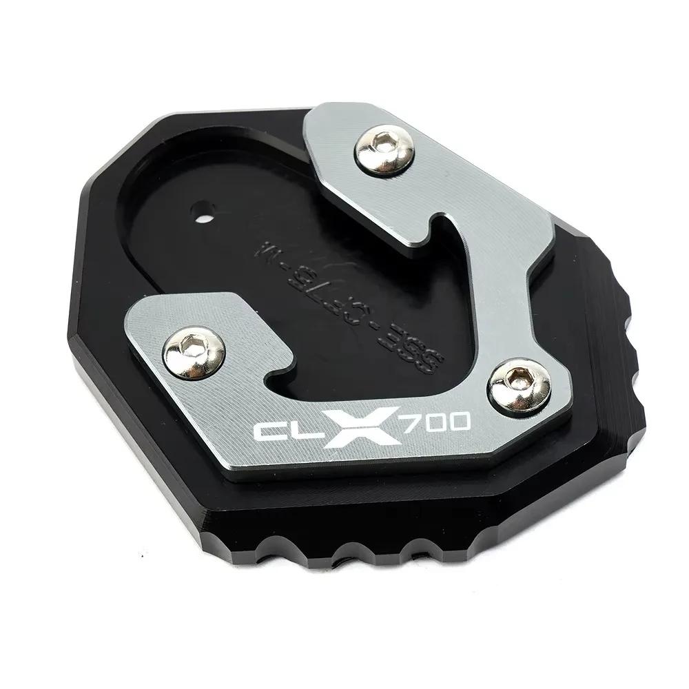 For CLX 700 700CL-X 700CLX Heritage clx700 CL-X CL-X700 Adventure Accessories Motorcycle Kickstand Side Stand Extension Plate