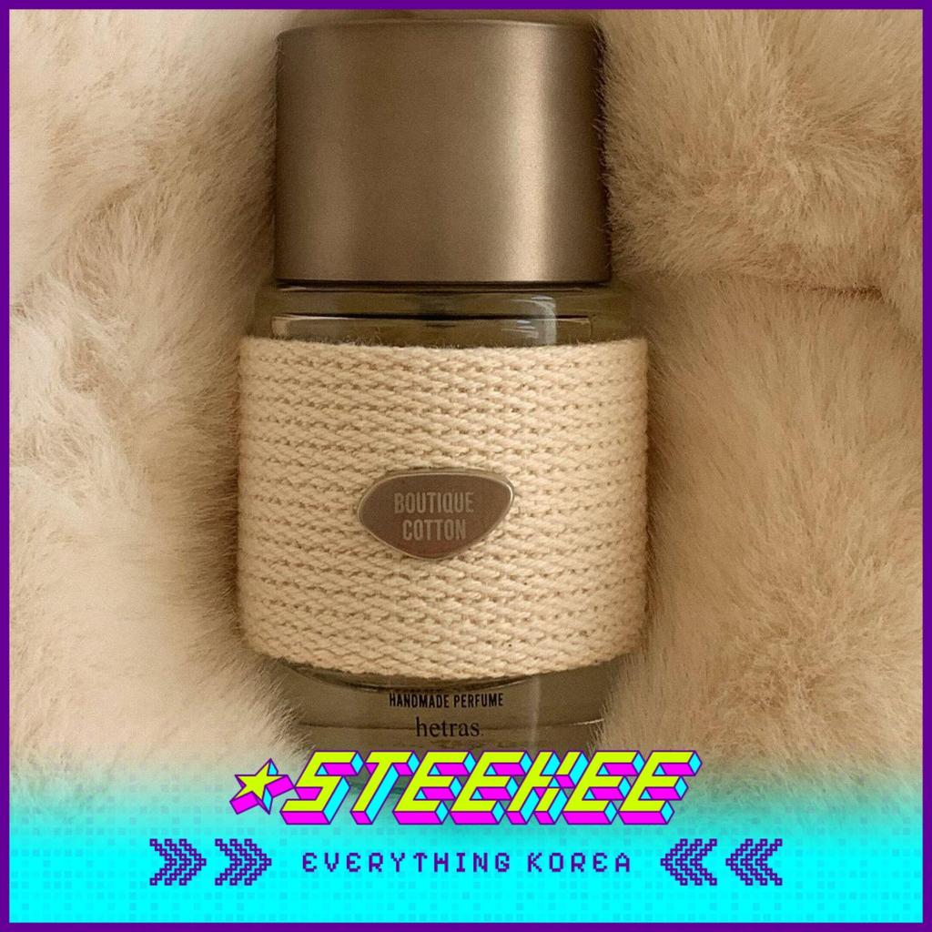 Hetras Handmade Perfume Atelier Tea Boutique Cotton Seowon Royal Wood 50ml by Steekee Korea 3051