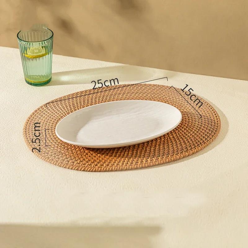 10-14 inch Ceramic Fish Plate  Oval Serving Plates  Trays and Platters Oven Safe  Porcelain Dinner Tray Serving Dishes for Meat