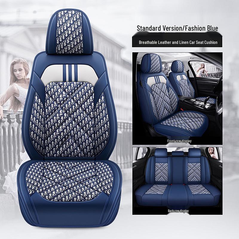 Five-Seat Full Wrap Universal Car Seat Cushion Cover for All Seasons