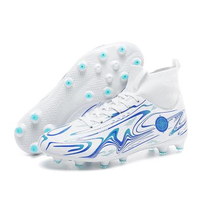 Fußballschuhe für Kinder Jugendliche Lange Stollen Gebrochene Stollen Sportsneaker für Schüler Low-Top Trainingsfußballschuhe