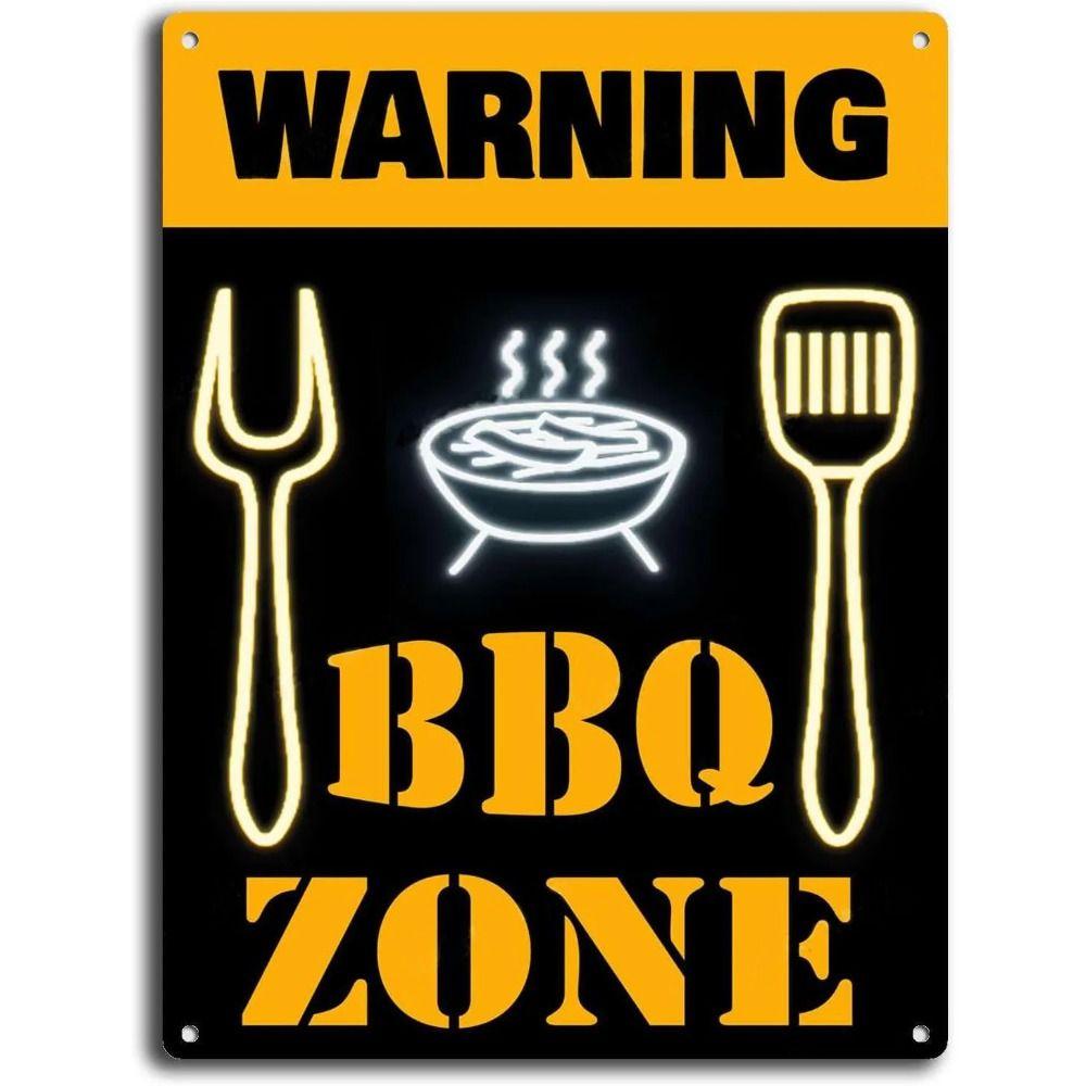 Barbecue BBQ Metal Tin Sign for Cottage 20x30cm