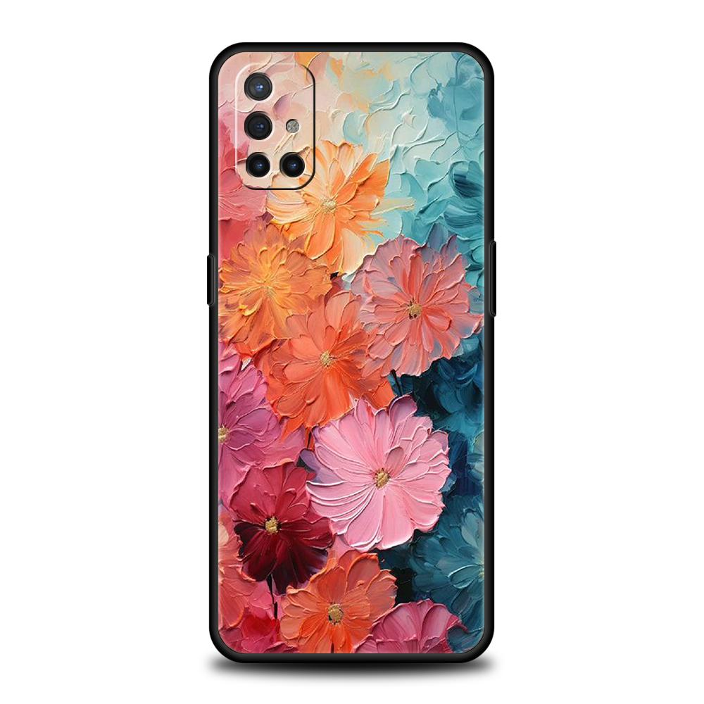 Phone Case For OnePlus 13 12 11 10 9 Pro 9T 13R 12R 10R 9R 9RT 10T 8T 8 Nord 2T CE 2 3 5G N200 N30 Cover Oil Painting Of Flowers
