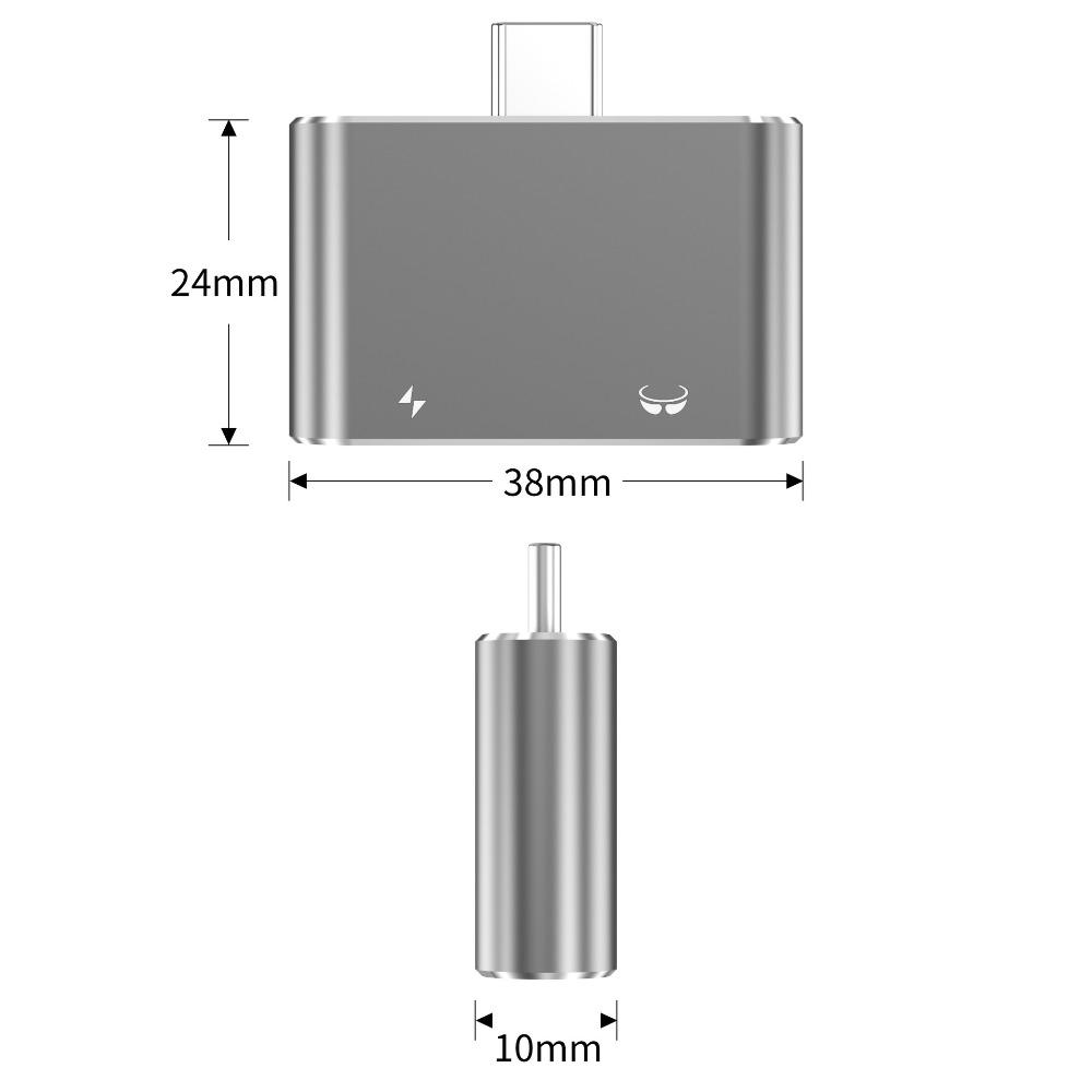 AR Glasses Dock PD Charging Data Transfer 2 in 1 Type C Adapter for Phone Tablet
