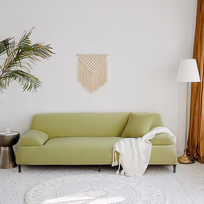 Sofa-Schutz Feuchtigkeitsbeständig Dünner Stoff Rundherum Einfarbiger Sofa-Schutz Kombination Sofa-Schutz Praktische Funktion 1-seat 90-140cm