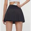 "High-Waist Summer Yoga Skirt with Built-In Shorts - Quick-Dry, Anti-Exposure for Running & Fitness"