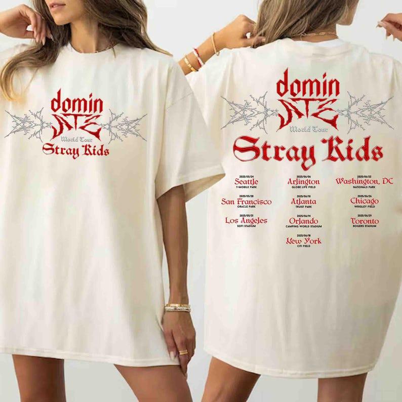 Stray Kids dominate World Tour 2026 Shirt Stray kids Shirt Stray Kids ATE M