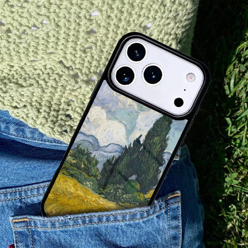 Van Gogh Series Phone Case For iPhone 17 AIR 16 Pro Max 15 14 Pro 11 12 13 Shockproof Silicone Cover