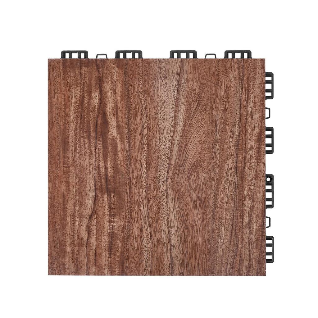 Gym Flooring Set 9 PCS Interlocking PP+PVC Puzzle Tiles