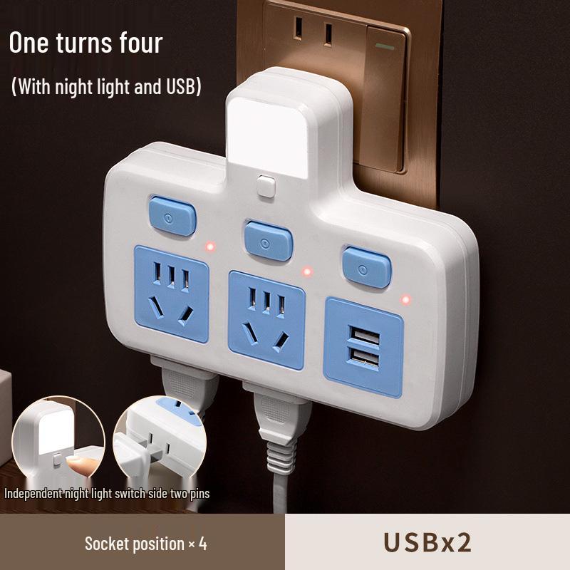 High-Power 16A Multi-Position Socket Board with USB