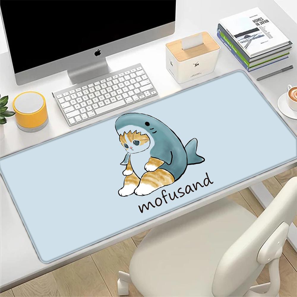 Cute cat mmofusands Mousepad HD Printing Computer Gamers Locking Edge Nonslip Mouse Pad XXLxcm Keyboard PC Desk Pad