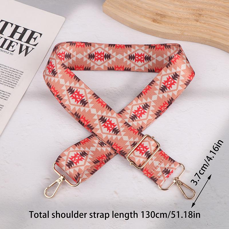 Vintage Tištěné Květinové Popruhy na Rameno Nastavitelný Náhradní Dlouhý Popruh na Rameno Všestranné Doplňky k Taškám