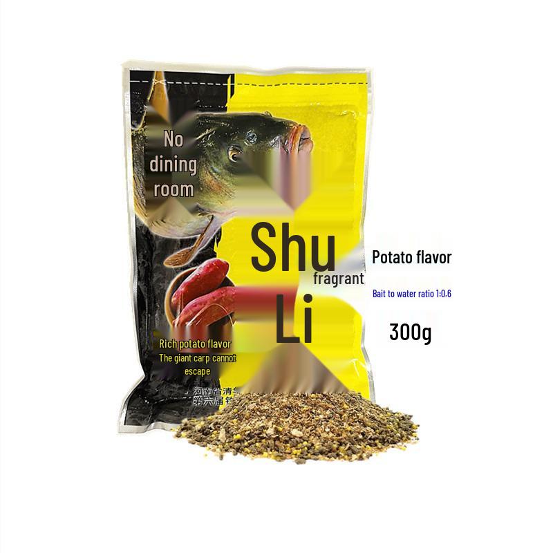 Potato Fragrance Carp Fishing Bait - 300g, Reservoir Pond, One Pack of 70 Bags