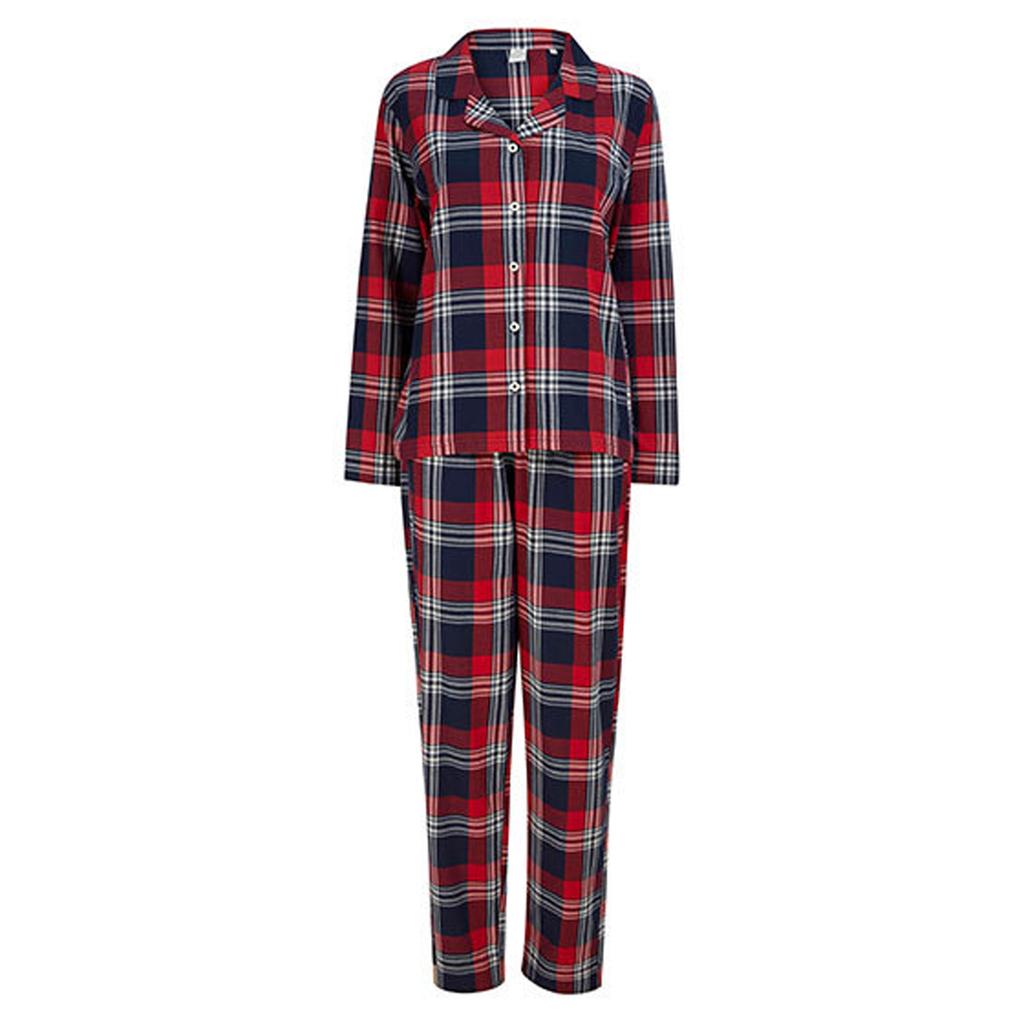 SF Women Womens/Ladies Tartan Loungewear Set