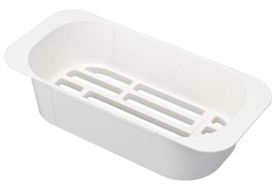 Jitsugyo Drainer Basket Telescopic Drainer Basket Aqua White 3228