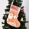 Weihnachtsstrumpfsocken, süßer Schneemann, Weihnachtsmann, Elch, Weihnachtskamin, Weihnachtsbaum-Ornament-Anhänger für Zuhause, Neujahrs-Weihnachtsdekoration
