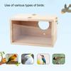 1 Set Bird Breeding Box Transparent Smooth Edges Outdoor Bird Parrot Parakeet Cockatiel House Garden Supply