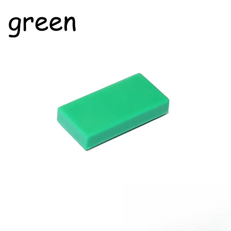 100/200PCS 3069 30070 1x2 Flat Tile 1*2 Bricks MOC Assemble Particles Smooth Building Blocks DIY Educational Creative Toy