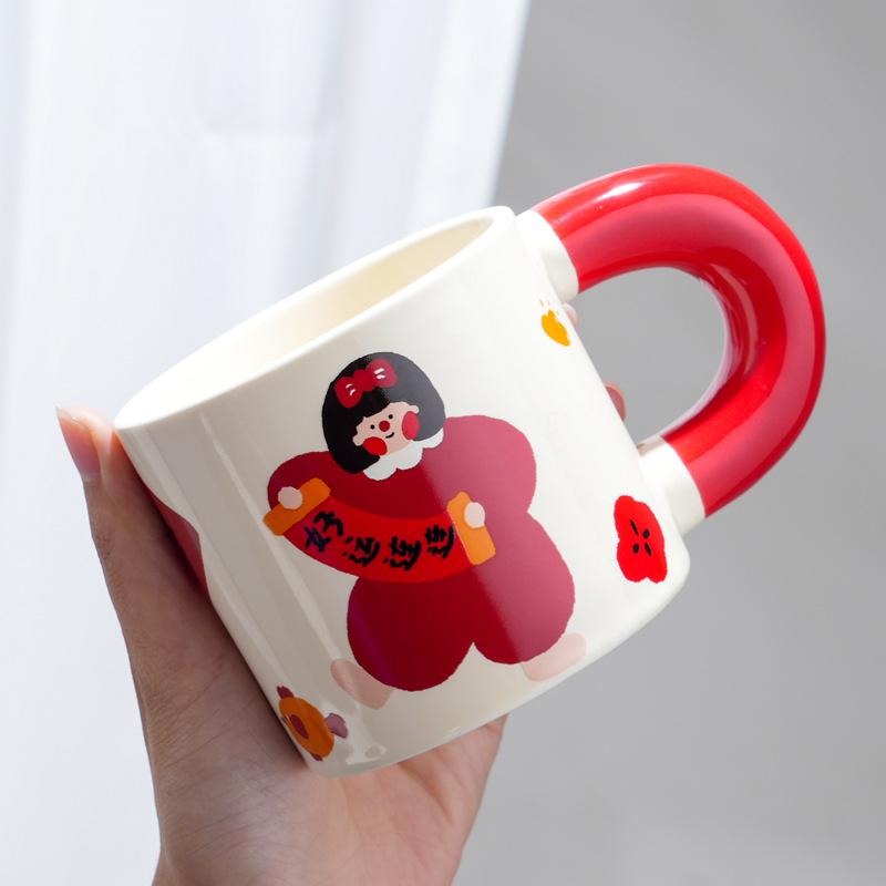 

Свадебный подарок счастливая пара слов чашка креативный подарок кружка для девушки подарок для молодоженов чашка пара чашка для воды ≈320ml