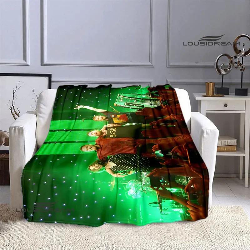 Rock Band Imagine Dragons Printed blanket flannel warm blankets bed linings Soft and comfortable blanket birthday gift