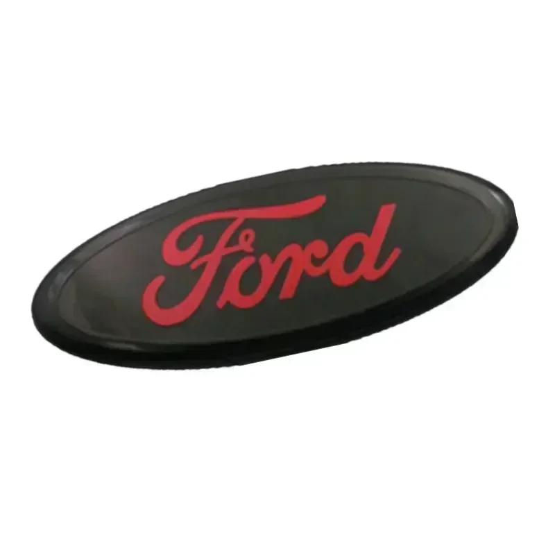 VZLH6 15x6cm Car Front Emblem Sticker Trunk Badge for Ford Mondeo Mk4 Mk5 Mk3 Ecosport Fiesta Escape Transit Kuga Focus Fusion Ranger
