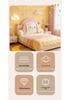 Soft Upholstered Bedside Cushion - Washable Tatami Style for Kids' Bedroom