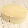 Magewappa Bento Single Plain 750cc Box, Medium, Oval, Tier, Wood,