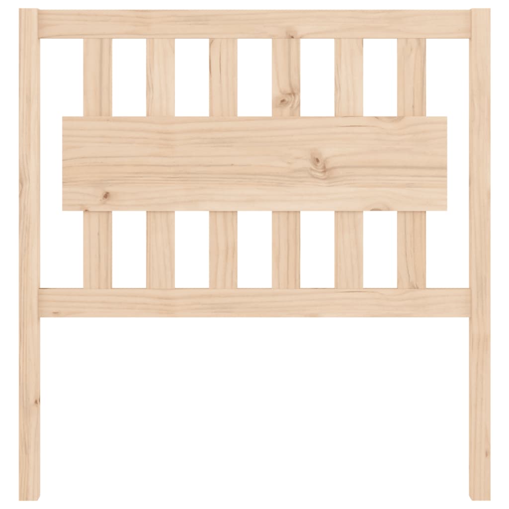 Headboard 95.5 X 4 X 100 Cm Solid Pine Wood