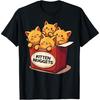 Niedliche Kätzchen Nuggets Hähnchen Nuggets Katzenliebhaber Lustiges Katzen Wortspiel T-Shirt für Männer Frauen Mädchen Kinder