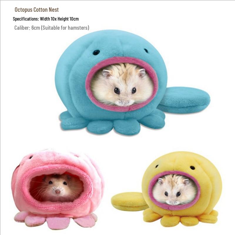 Hamster Cotton Hanging Nest - Winter Warm Bear Cub Design